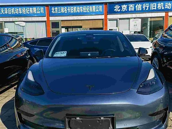 Model 3 2021款 改款 标准续航后驱升级版 3D1