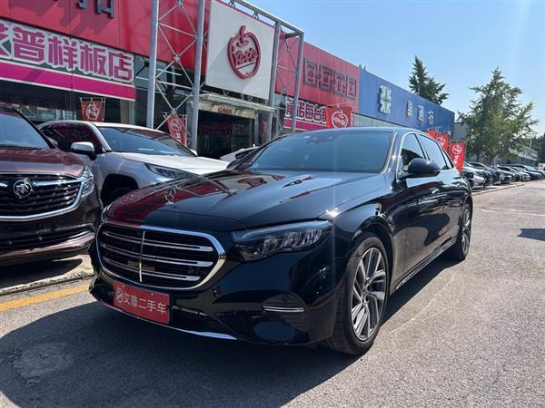 奔驰E级 2024款 E 300 L 时尚型